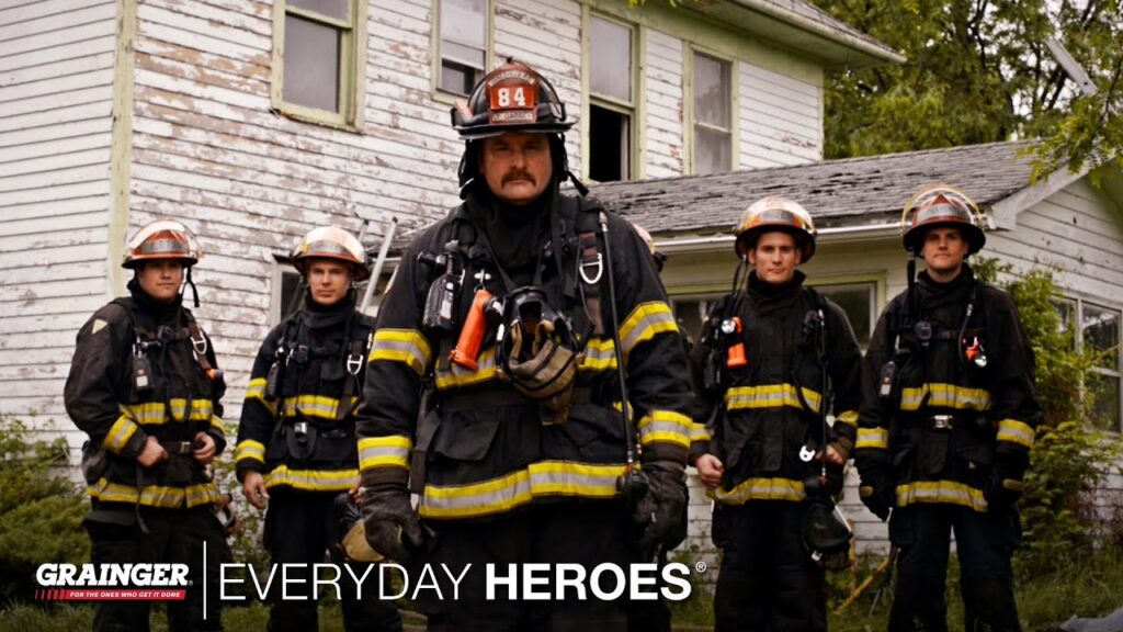 Firemen Standing in Everyday-Heroes episode